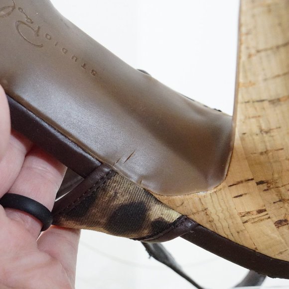 STUDIO PAOLO Ultra high Heel Leopard Print unworn - Picture 4 of 8